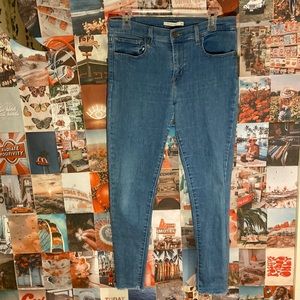 Levi’s Women’s 710 Super Skinny Blue Jeans